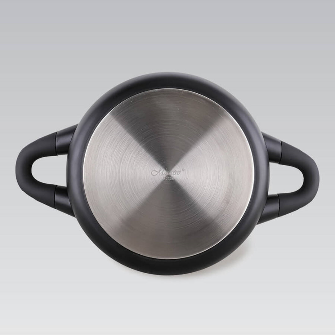 Maestro gryde med låg, 4 liter, 22 cm, støbt aluminium, non-stick belægning, MR-4017-22