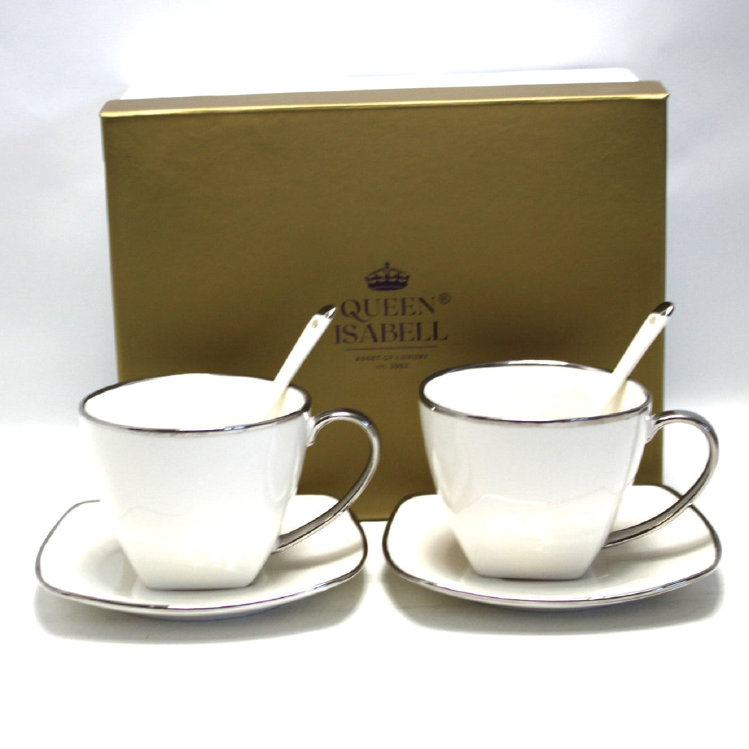 Sæt porcelænskopper til kaffe Queen Isabell W23SV60-06358