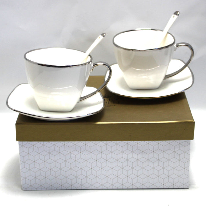 Sæt porcelænskopper til kaffe Queen Isabell W23SV60-06358