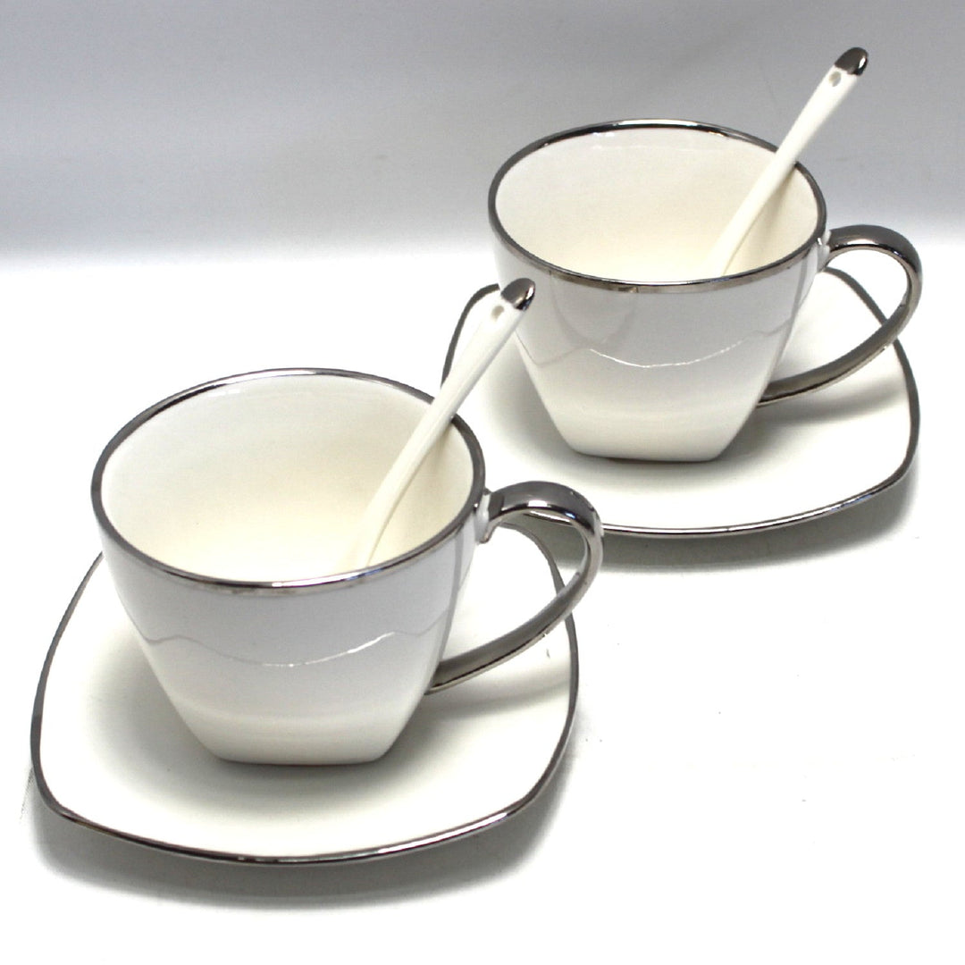 Sæt porcelænskopper til kaffe Queen Isabell W23SV60-06358
