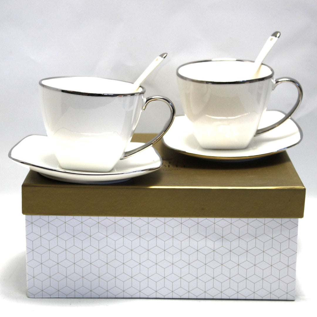 Sæt porcelænskopper til kaffe Queen Isabell W23SV60-06358