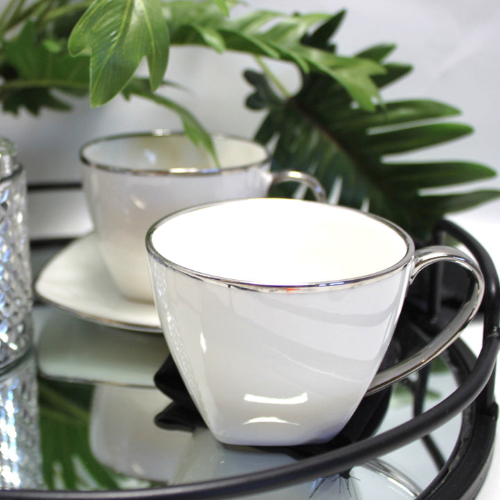 Sæt porcelænskopper til kaffe Queen Isabell W23SV60-06358