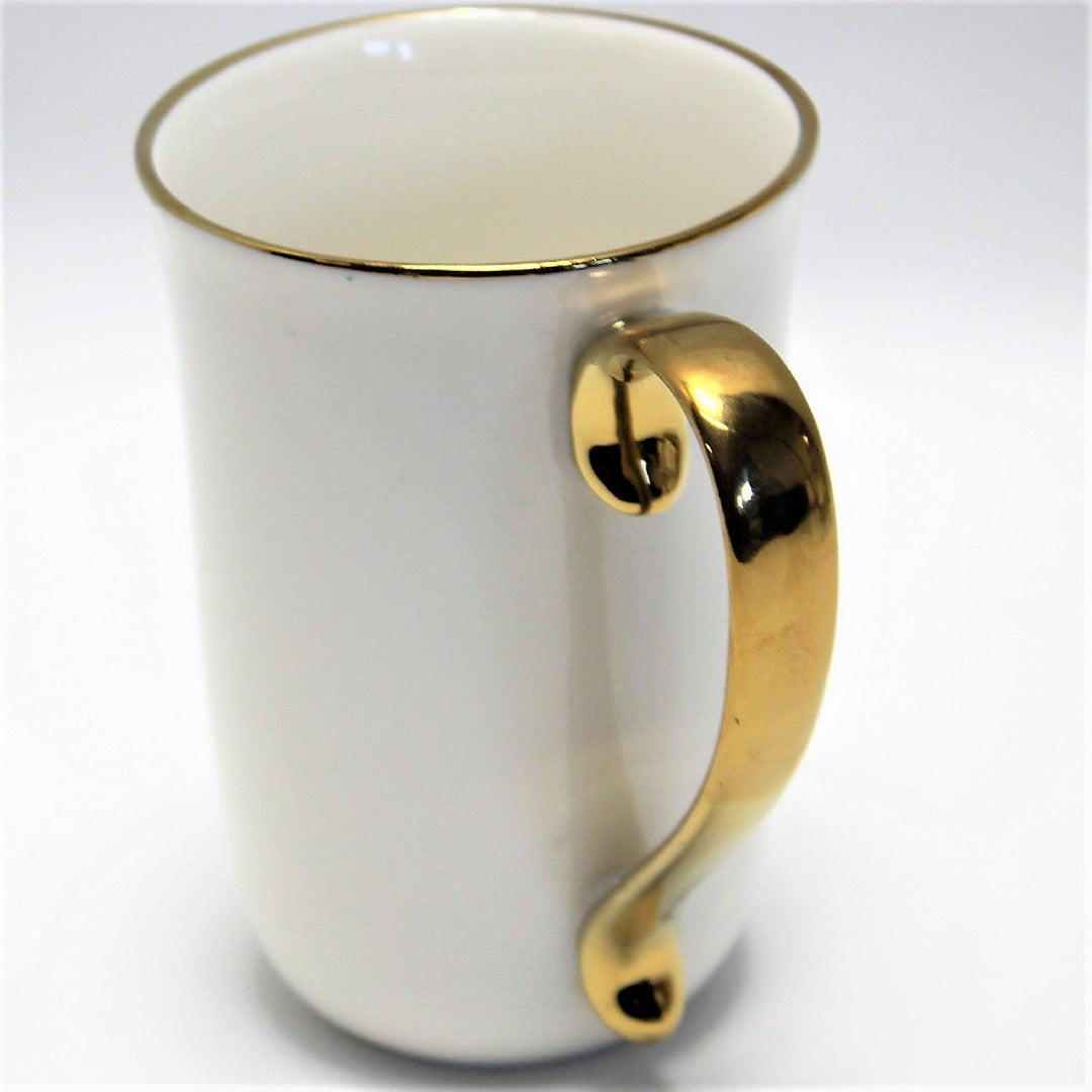 Stor kaffekop i porcelæn 400 ml Queen Isabell W23GD59-06426