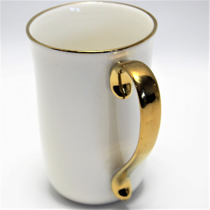 Stor kaffekop i porcelæn 400 ml Queen Isabell W23GD59-06426