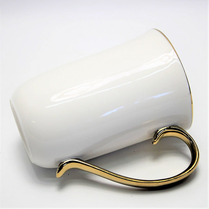 Stor kaffekop i porcelæn 400 ml Queen Isabell W23GD59-06426