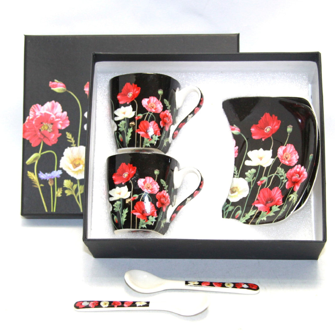Espressokopper i porcelæn med underkopper Queen Isabell W9PB06-09510