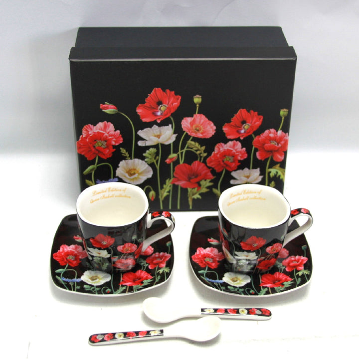 Espressokopper i porcelæn med underkopper Queen Isabell W9PB06-09510