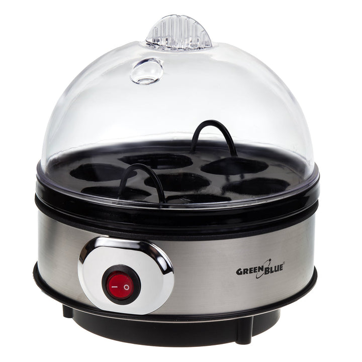 GreenBlue automatisk æggevarmer, effekt 400 W, til 7 æg, målebæger, 220-240 V~, 50 Hz, GB572