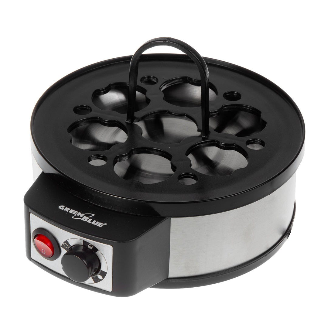 GreenBlue automatisk æggevarmer, effekt 400 W, til 7 æg, målebæger, 220-240 V~, 50 Hz, GB573