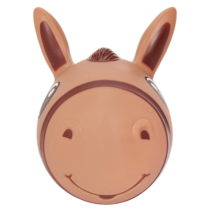 Hoppimals gummihopper, brun hest, pumpe, T-TFF-NN186