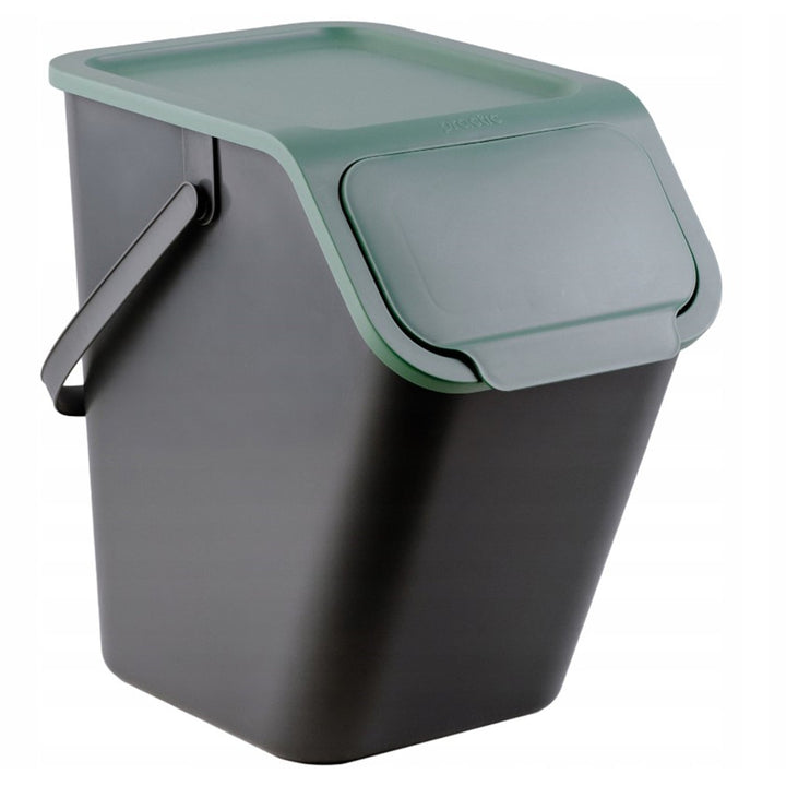 Sæt med 3 affaldsspande til affaldssortering 25 l + filtre Bini