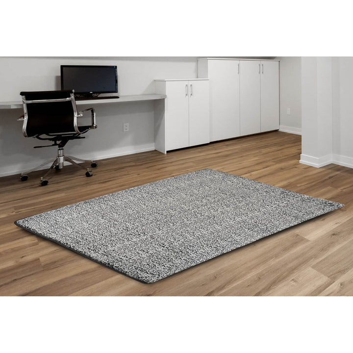 Plys tæppe, imiteret kaninskind, skridsikker, 120 x 160 cm, syberian mønster, DYWRAB120/160SYB
