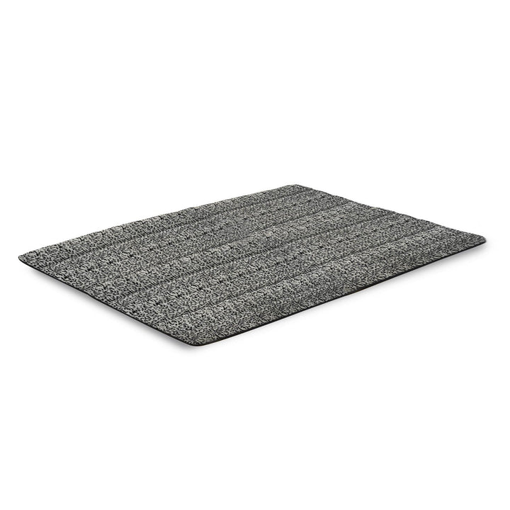 Plys tæppe, imiteret kaninskind, skridsikker, 120 x 160 cm, syberian mønster, DYWRAB120/160SYB