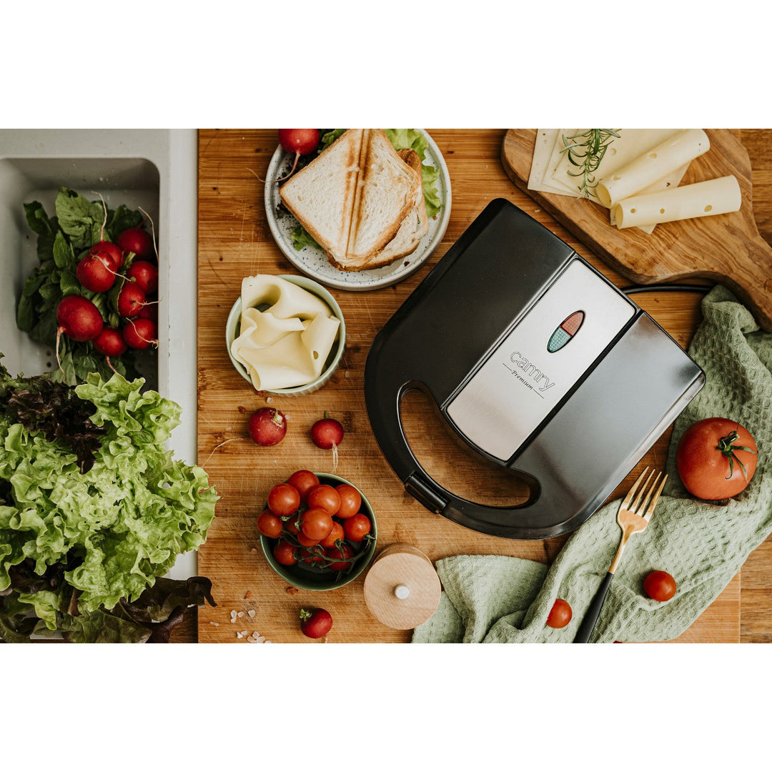 Camry multifunktionsbrødrister, brødrister, grill, nødderister, 1000 W,