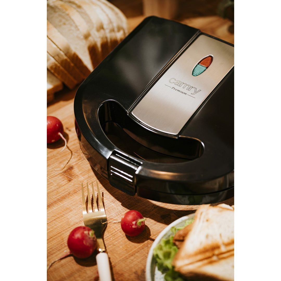 Camry multifunktionsbrødrister, brødrister, grill, nødderister, 1000 W,
