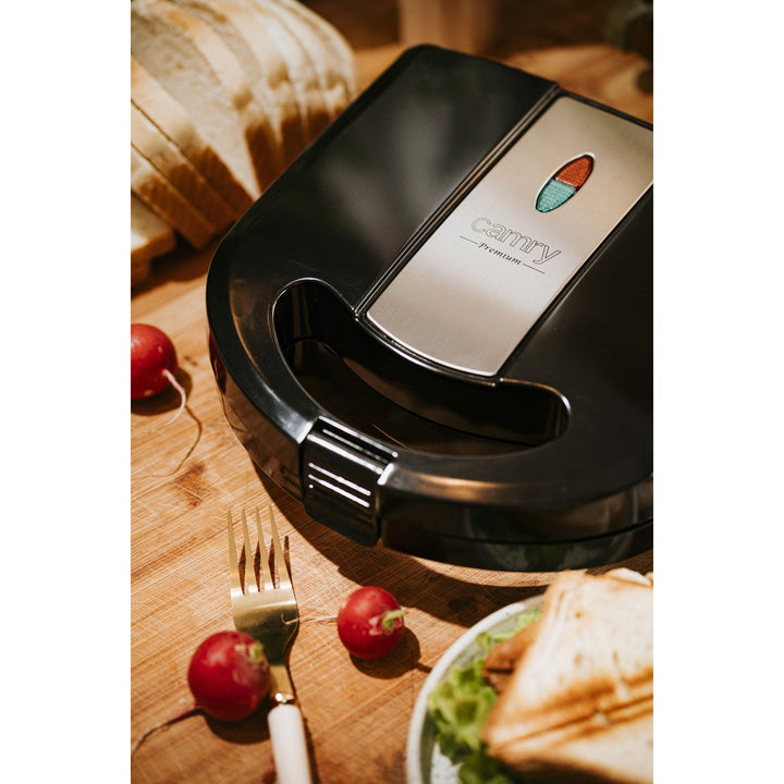 Camry multifunktionsbrødrister, brødrister, grill, nødderister, 1000 W,