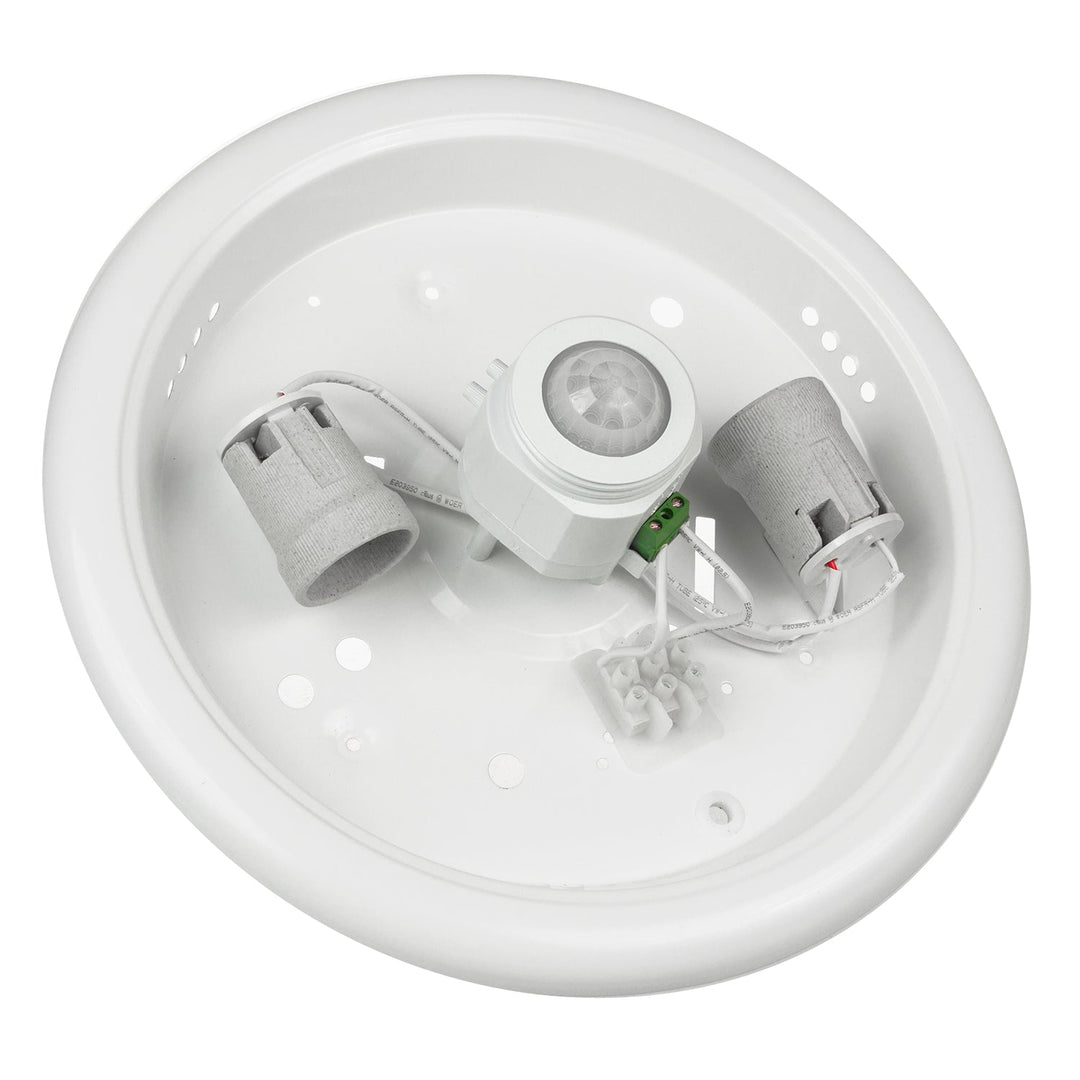 Loftlampe med PIR-sensor Maclean, loftmonteret, med LED-lyskilde, 2x maks. 40W, E27, 220-240V~ 50/60Hz, MCE324 + 2xMCE268