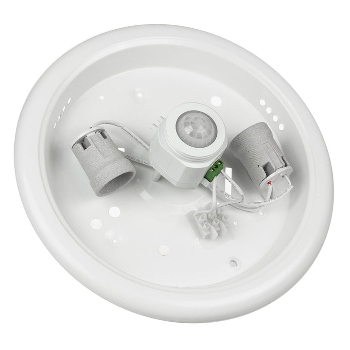 Loftlampe med PIR-sensor Maclean, loftmonteret, med LED-lyskilde, 2x maks. 40W, E27, 220-240V~ 50/60Hz, MCE324 + 2xMCE268