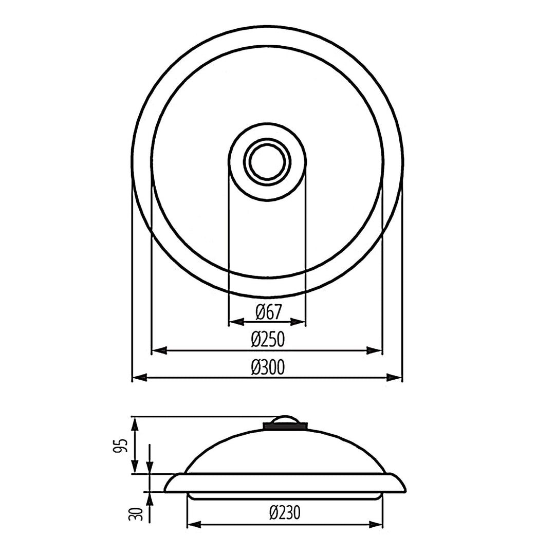 Loftlampe med PIR-sensor Maclean, loftmonteret, med LED-lyskilde, 2x maks. 40W, E27, 220-240V~ 50/60Hz, MCE324 + 2xMCE268