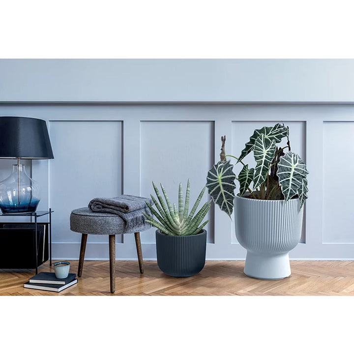 Blomsterpotte med indsats Prosperplast, diameter 239 mm, farve antracit, DBMIG240-S433