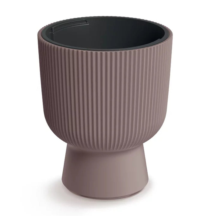 Blomsterpotte med indsats fra Prosperplast, diameter 390 mm, farve marsala, DBMIG400-4985U