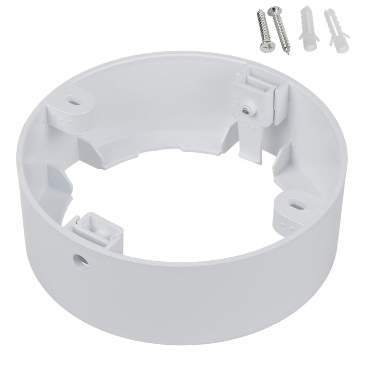 5x Maclean LED-loftsplade, indbygget SLIM, 9W, Neutral White 4000K, 120*26mm, 900lm, MCE371 R + påbygningadapter MCE376 R