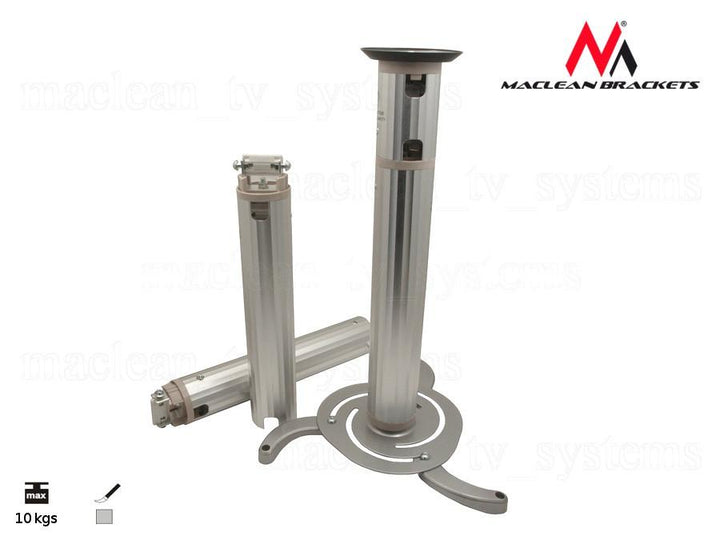 Loft mount for projectors, silver, from 80 mm to 980 mm Maclean MC-517