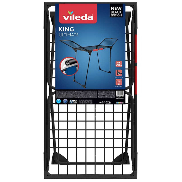 Vileda tørrestativ, tørreflade 20 m, XXL-liner, King Ultimate
