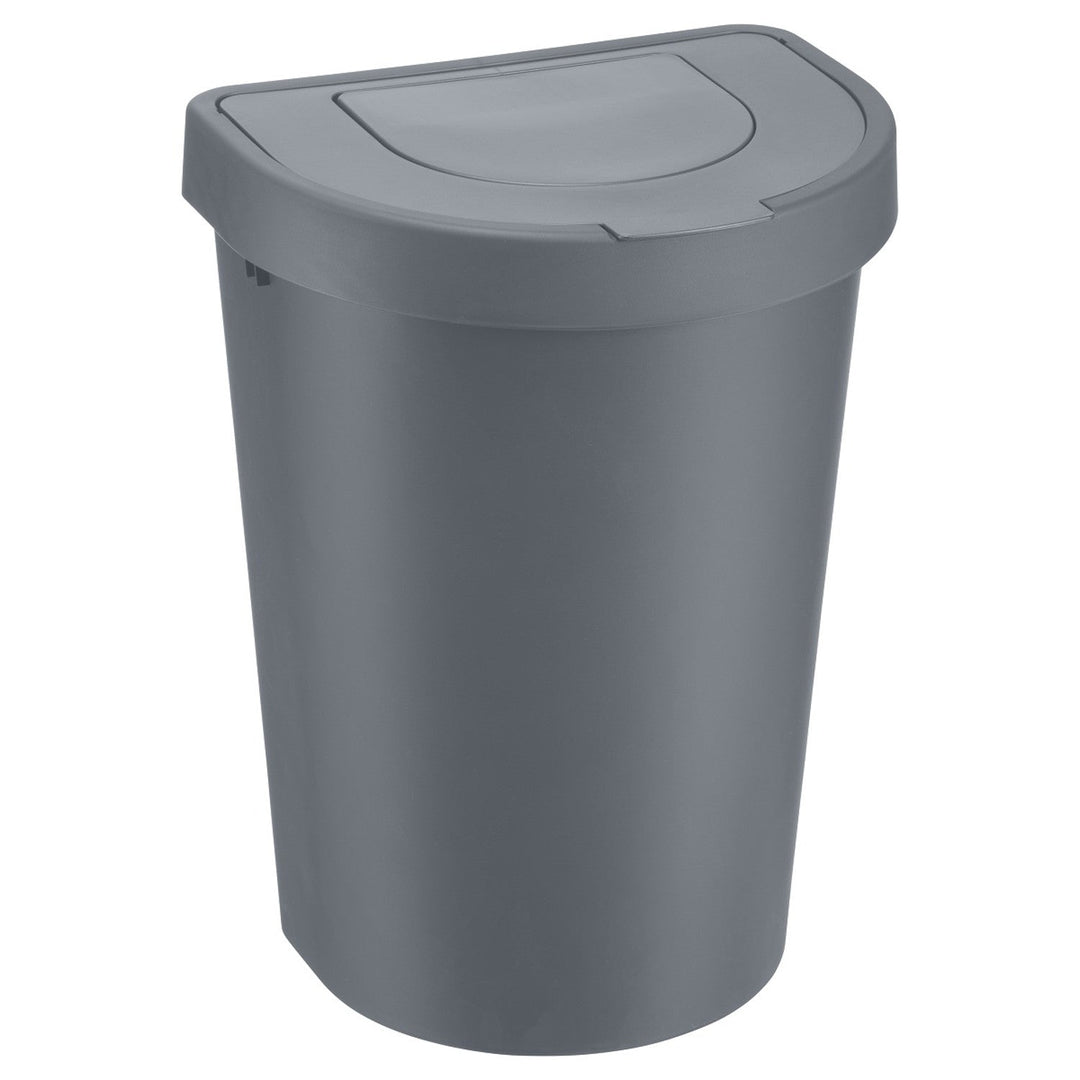Plast Team affaldsspand, vippebeslag, grå, 25 l, Seattle Swing