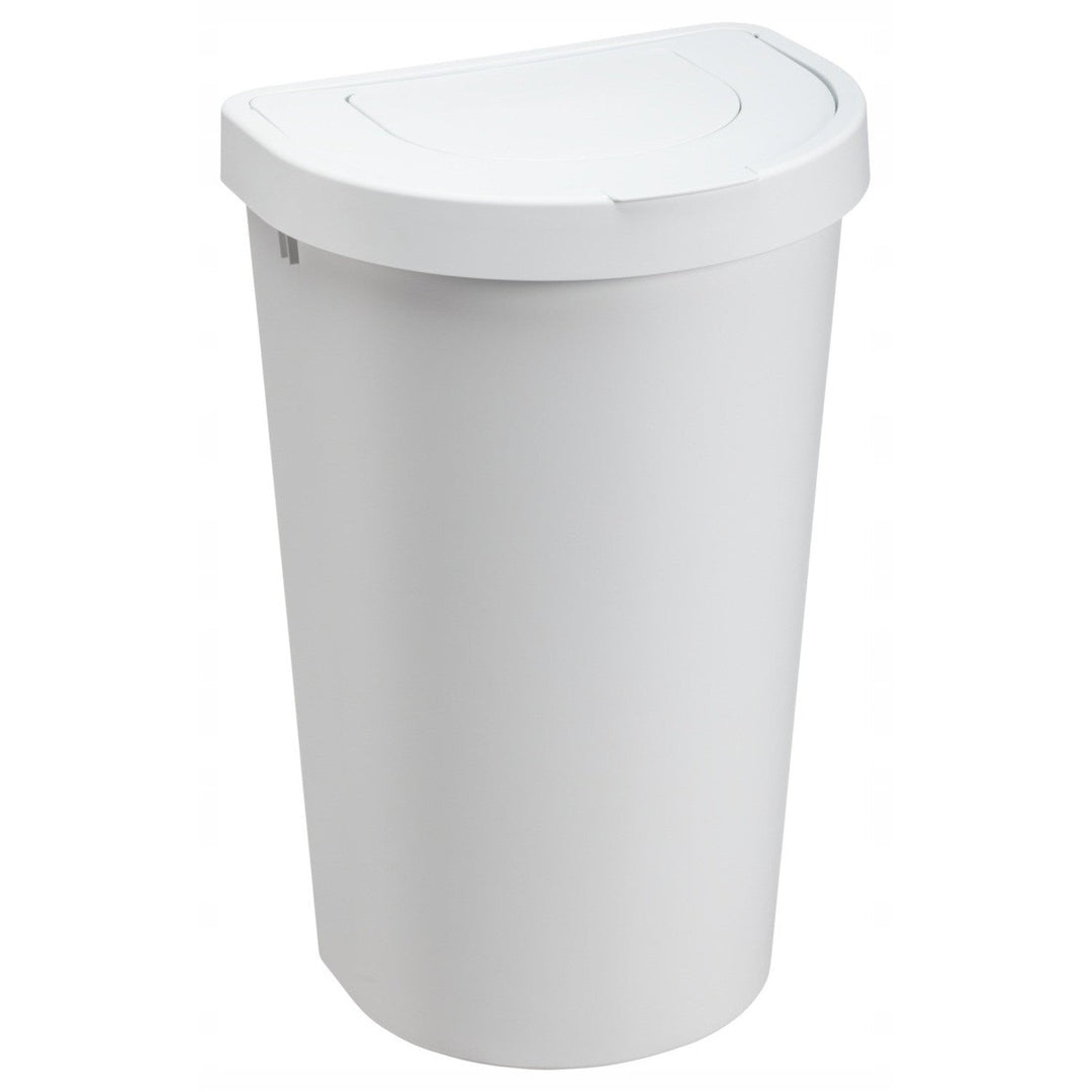 Plast Team skraldespand, vippende låg, hvid, 45 l, Seattle Swing