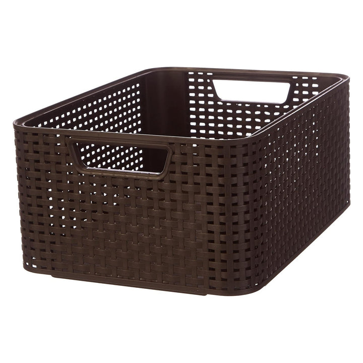 Curver kurv, universal, 18 liter, mørkebrun, Style M