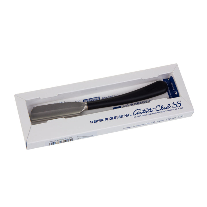 Feather barberkniv, til barberblade, japansk stil, Professional Artist Club Black