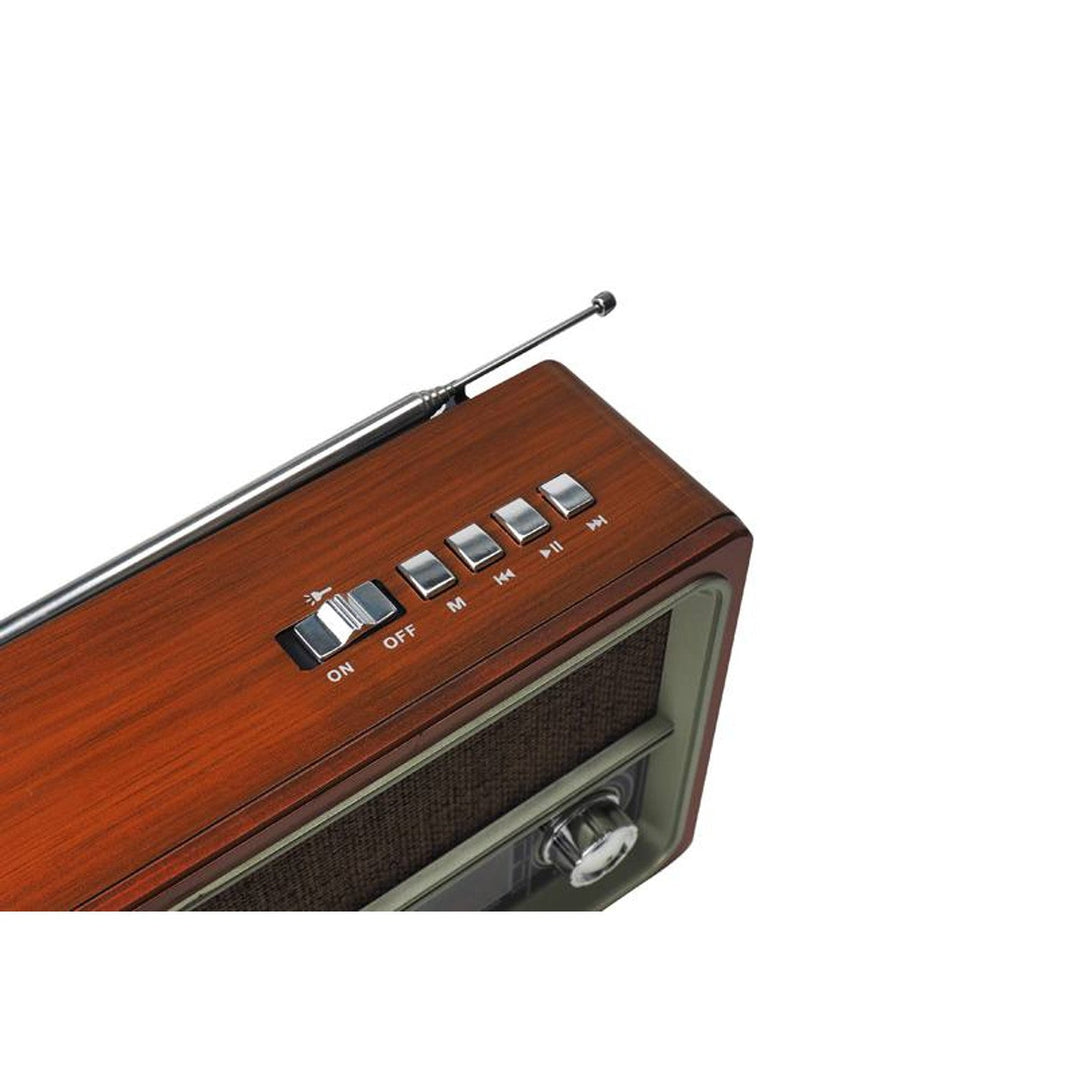 LTC bærbart radio, Bluetooth, FM/AM/SW, USB, solcellepanel, LXLTC103UBT
