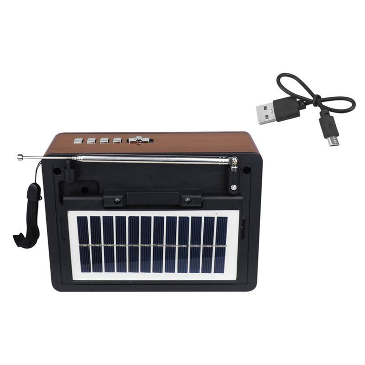 LTC bærbart radio, Bluetooth, FM/AM/SW, USB, solcellepanel, LXLTC103UBT
