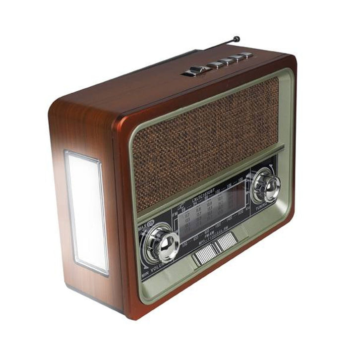 LTC bærbart radio, Bluetooth, FM/AM/SW, USB, solcellepanel, LXLTC103UBT