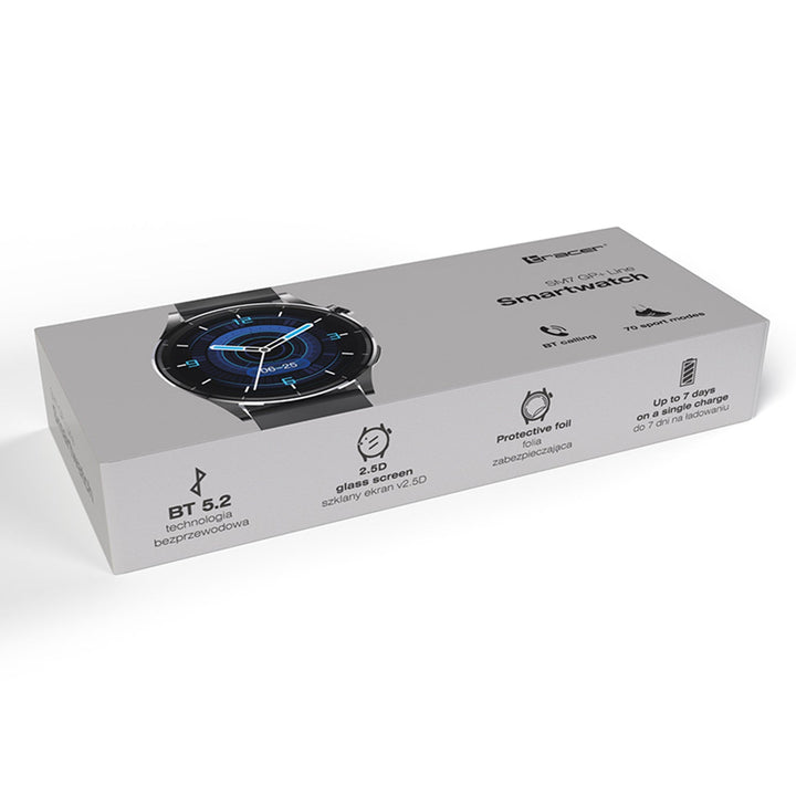 Tracer smartwatch, Bluetooth 5.2, 1,3" touchscreen, 70 sportsmodi, SM7 GP+ Line