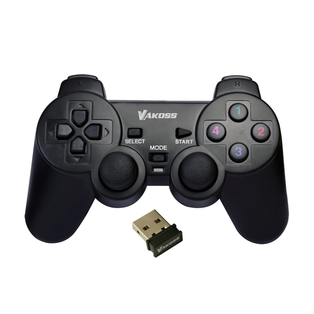 Vakoss gamepad, trådløs, til PC, PS3, sort, GP-4705BK