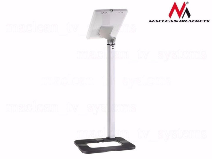 Maclean reklameholder til tablet, gulvmodel med lås, universal, 9,7"-10,1", MC-645