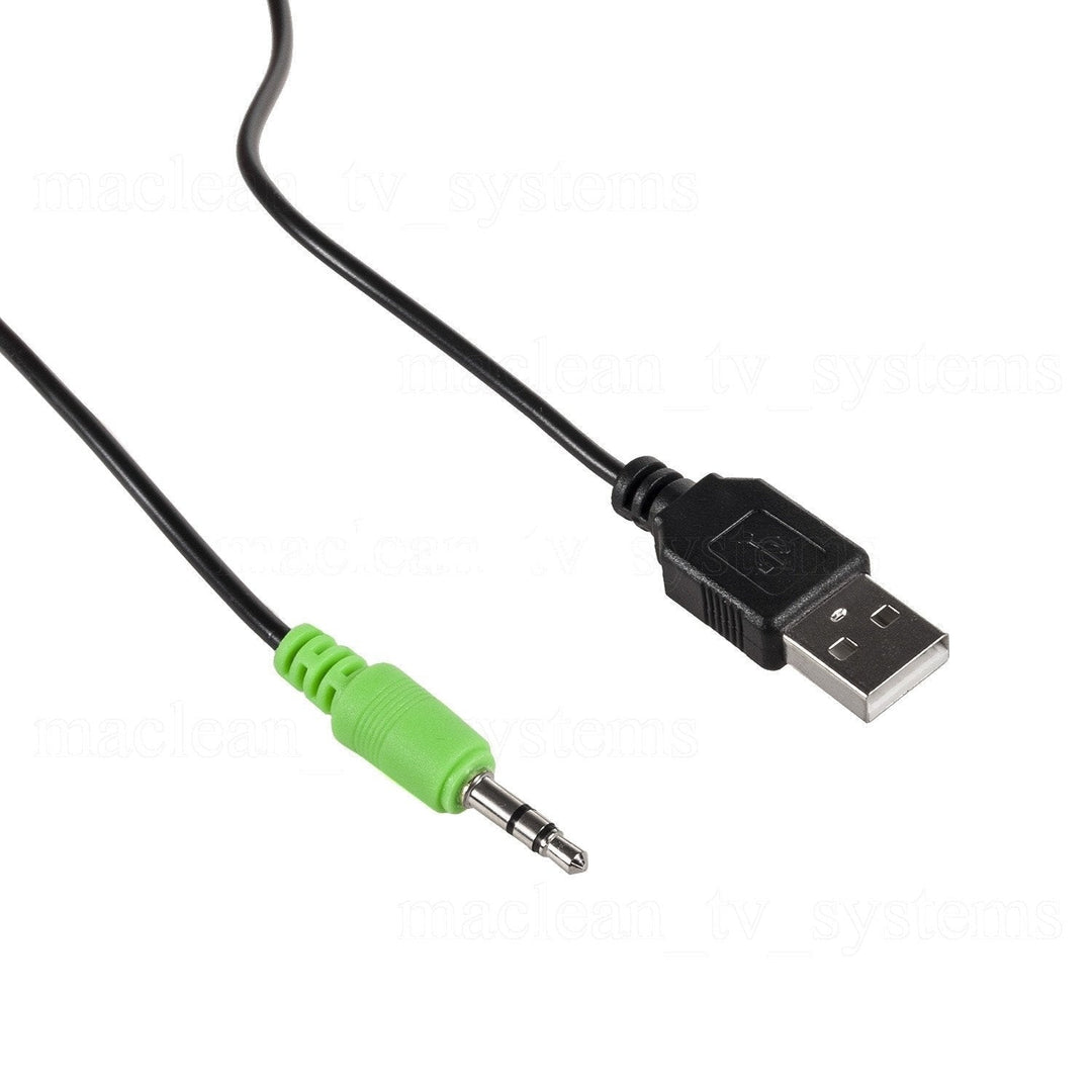 Audiocore 6W computerhøjttalere, USB, sort, AC805