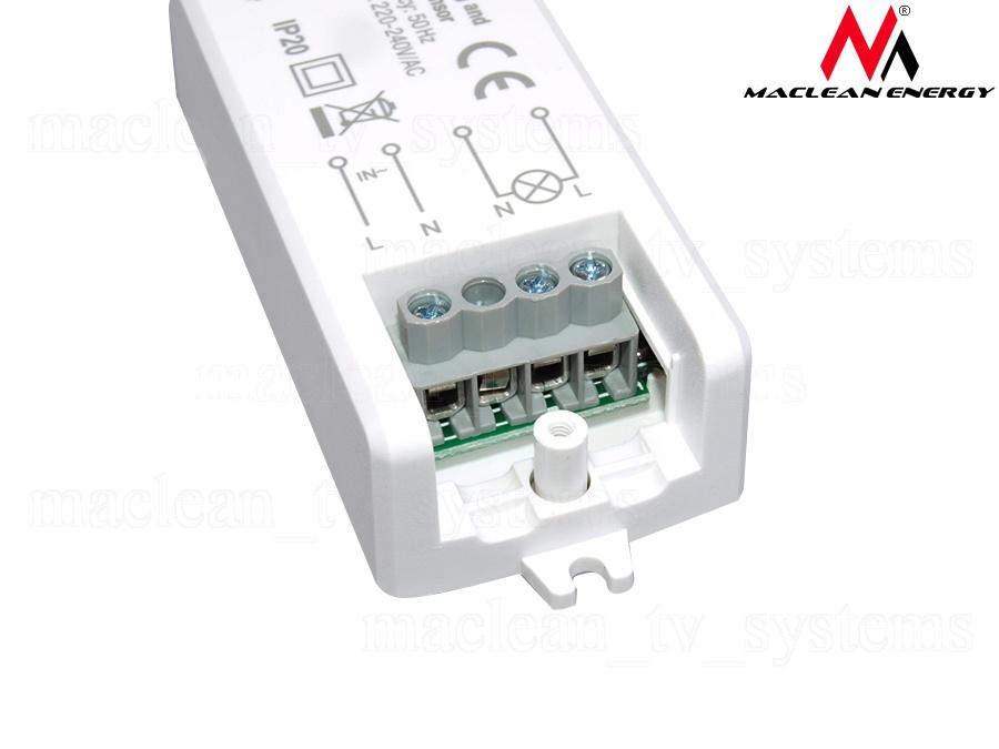 Maclean MCE135 infrarød PIR-sensor, der registrerer bevægelse ved døren