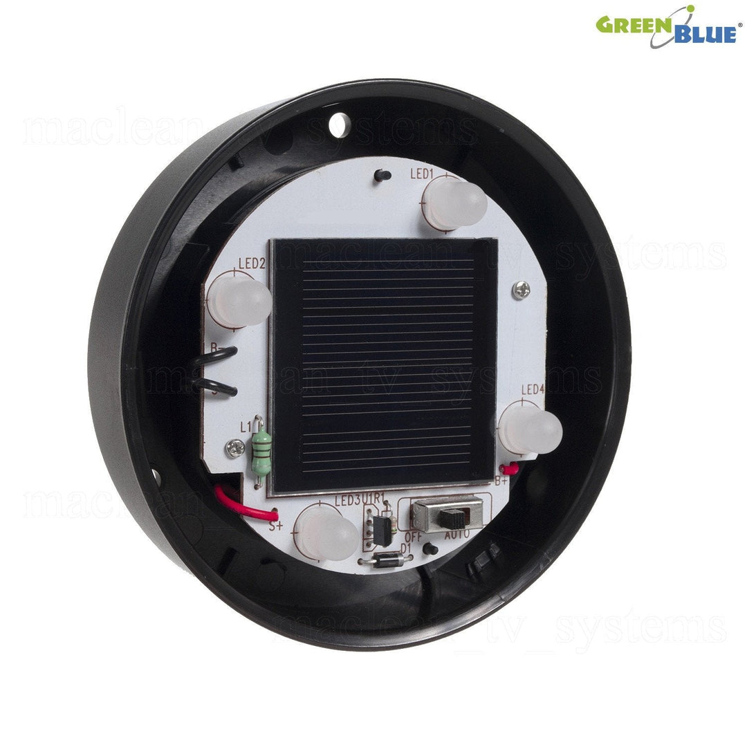 GreenBlue solcellelampe til haven, kugleformet, 15x15x48 cm, farvet LED RGB, GB122