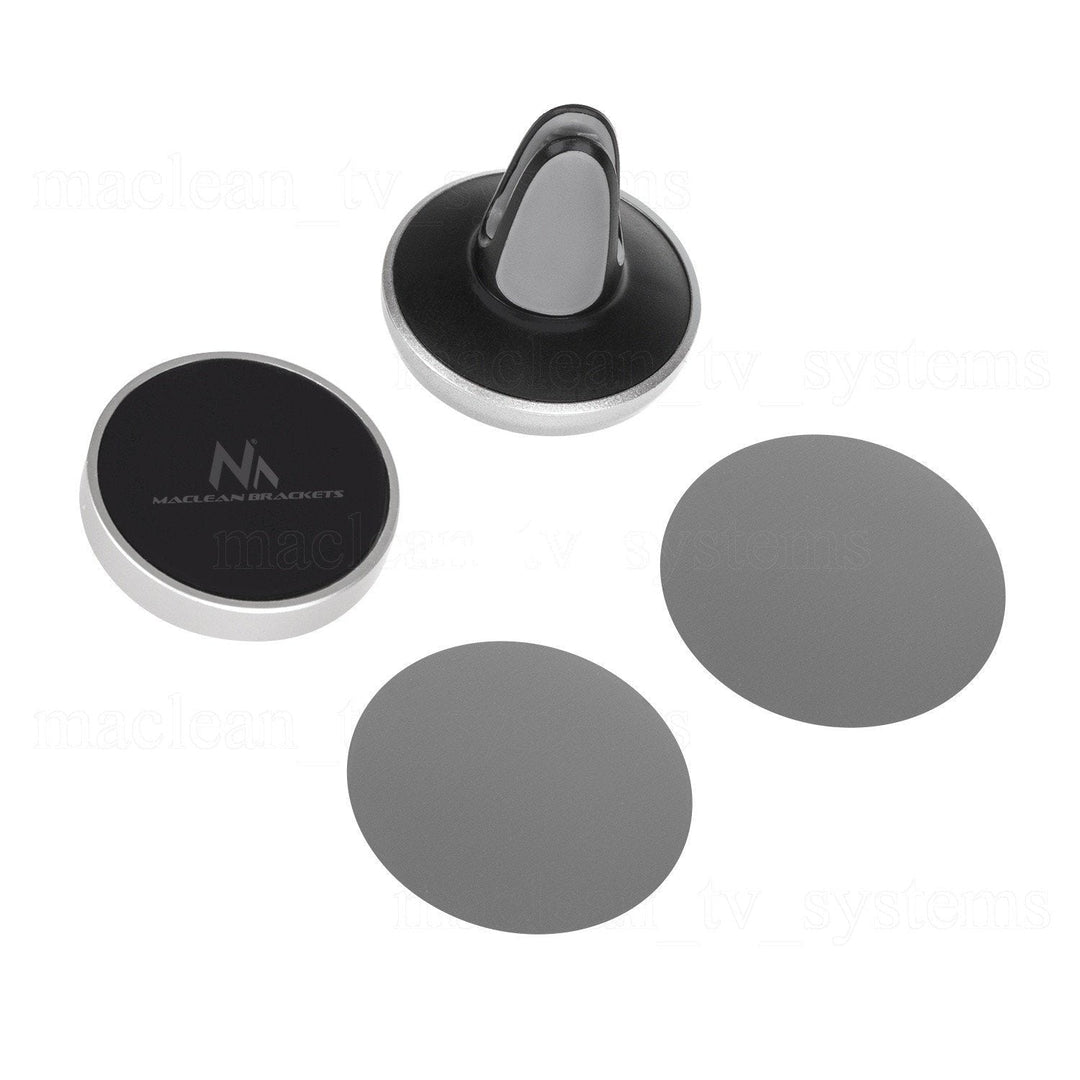 Maclean-holder, rund, magnetisk, til hjemmet og bilen, Comfort Series, aluminium, MC-746