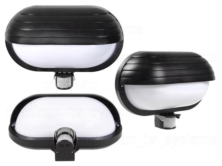 Maclean væglampe, med PIR-sensor, maks. 60 W, 180°, MCE33B