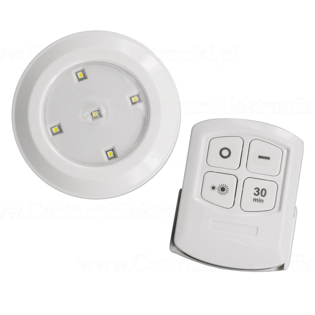 Maclean 6 LED-lampe, sæt med fjernbetjening, batteridrevet, 3xAAA, MCE165