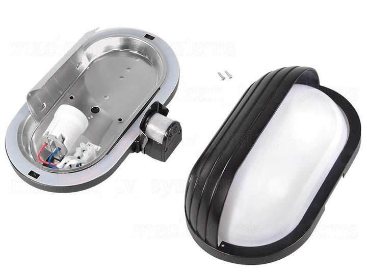 Maclean væglampe, med PIR-sensor, maks. 60 W, 180°, MCE33B