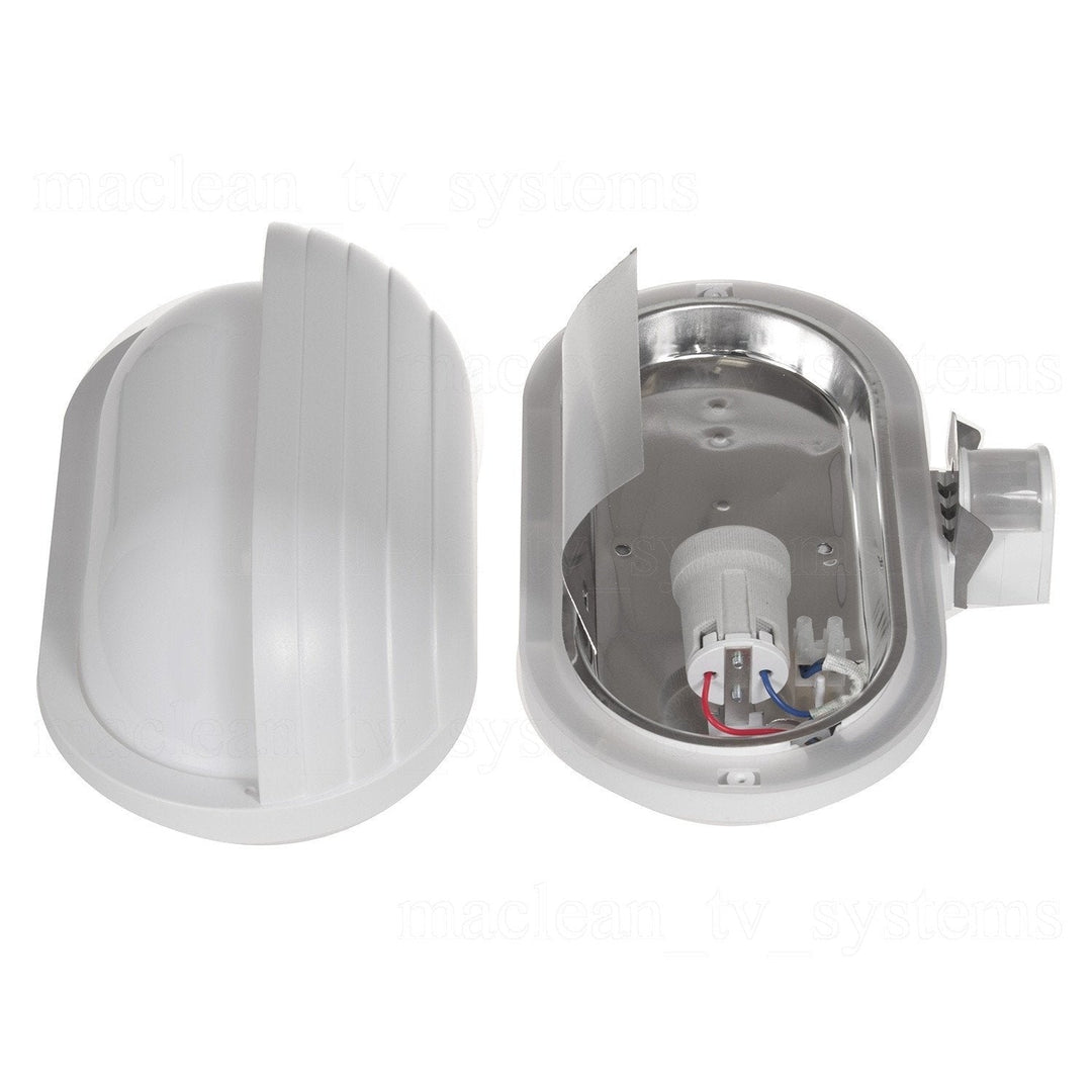 Maclean væglampe, med PIR-sensor, maks. 60 W, 180°, MCE33B