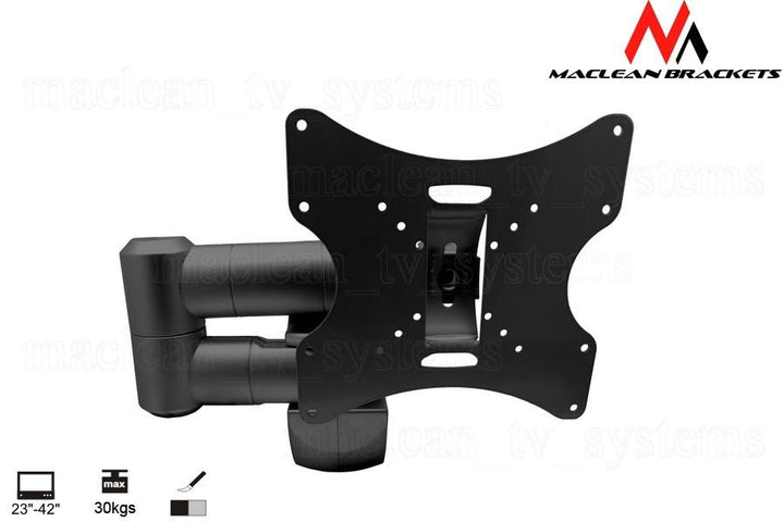 Maclean tv- eller skærmholder, universal, max. VESA 200x200, 13-42", 30 kg, sort, MC-503A B