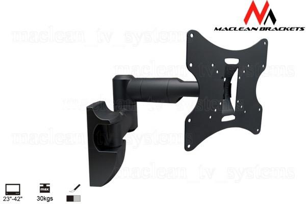 Maclean tv- eller skærmholder, universal, max. VESA 200x200, 13-42", 30 kg, sort, MC-503A B