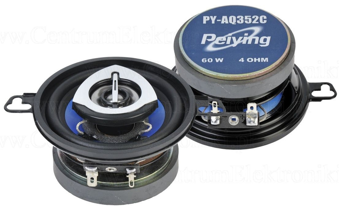 Bilhøjttalere PY-AQ352C 3,5" effekt 60 W Peiying