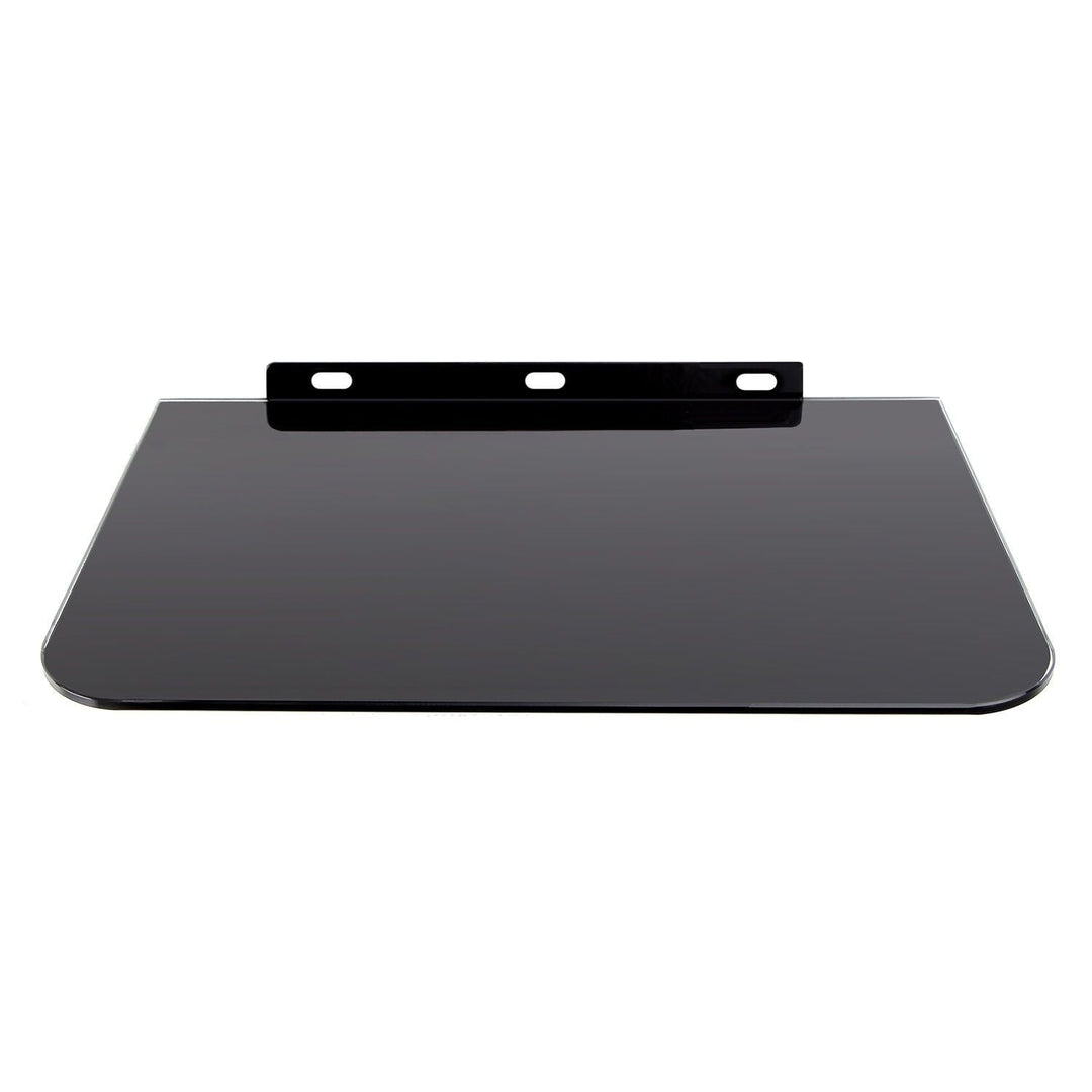 Maclean DVD-hylde, enkelt, maks. 10 kg, glas, MC-738